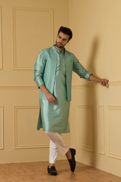 Celeste Designer Men's Nehru Jacket by Hilo Design