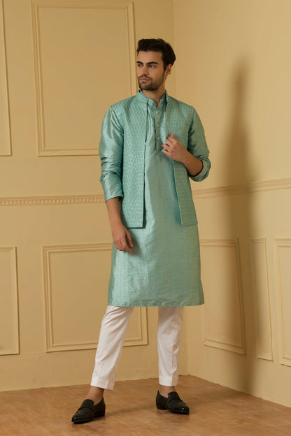 Celeste Designer Men's Nehru Jacket by Hilo Design