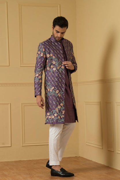 Sueno Designer Men's Indo western Set by Hilo Design