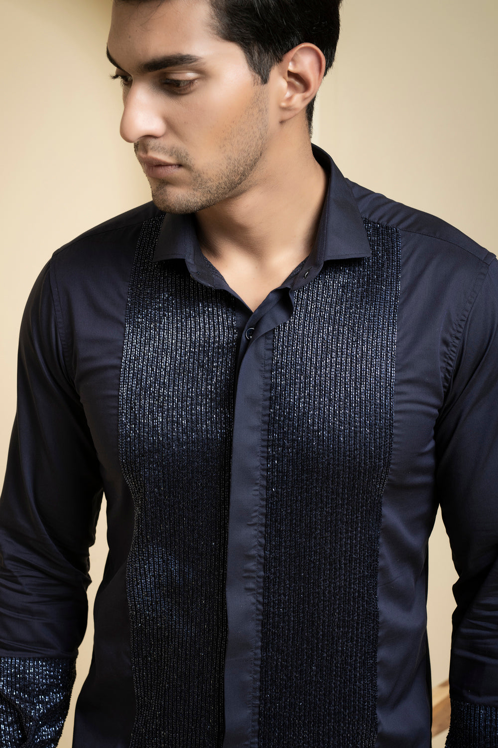 Metallic Designer Men's Shirt by Hilo Design