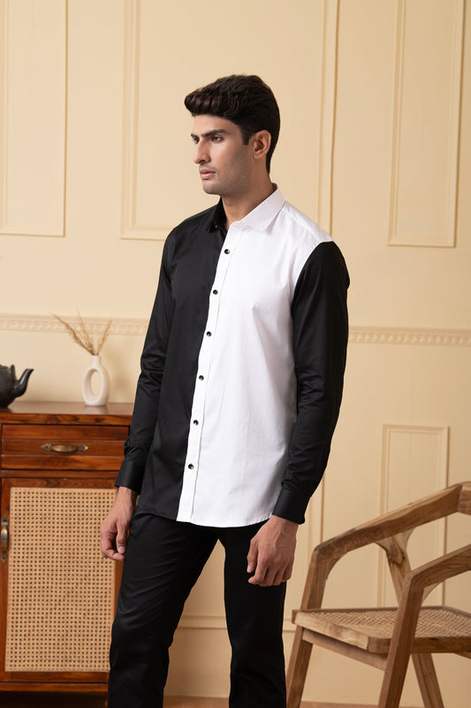 Black And White Shirt by Hilo Design