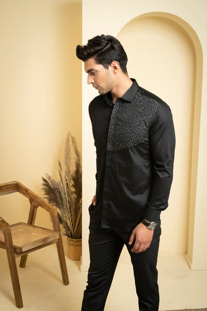 Distorted Designer Men's Shirt by Hilo Design