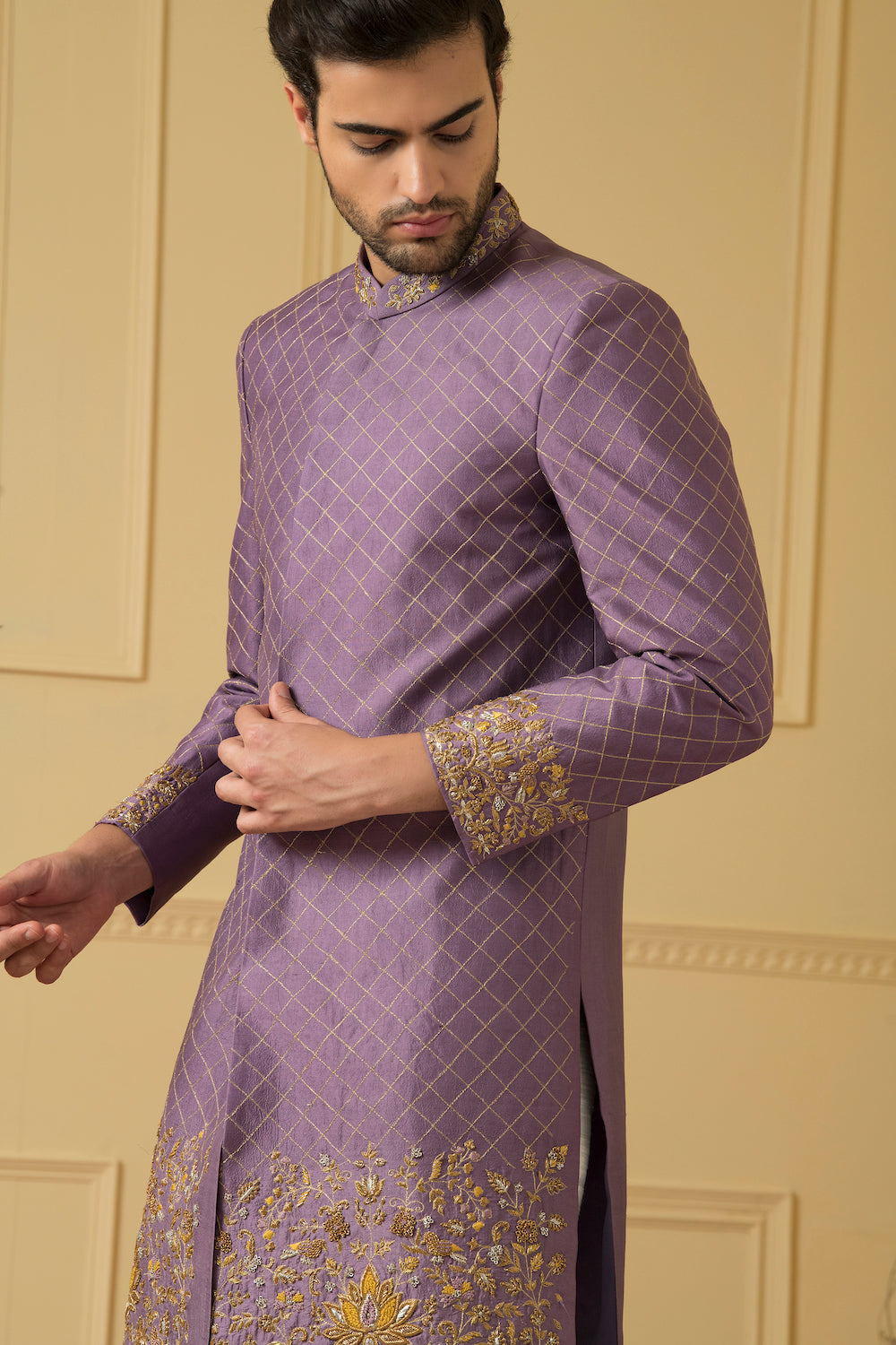 Marfil Designer Men's Sherwani by Hilo Design
