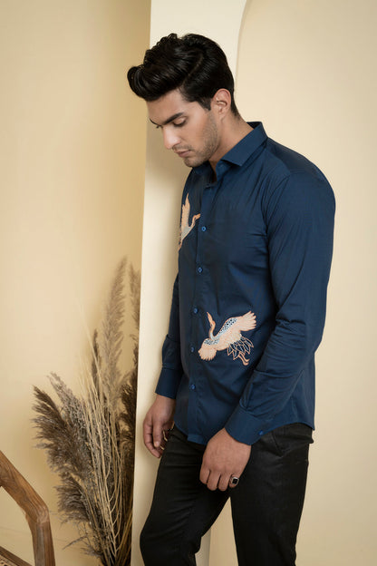 Cran Designer Men's Shirt by Hilo Design