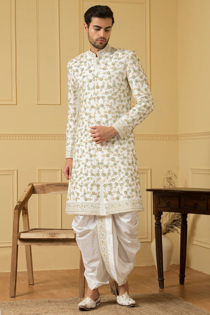 Verde Designer Men's Sherwani by Hilo Design