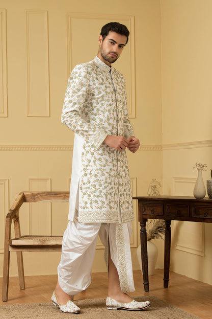 Verde Designer Men's Sherwani by Hilo Design