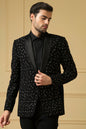 Black Beads Blazer by Hilo Design