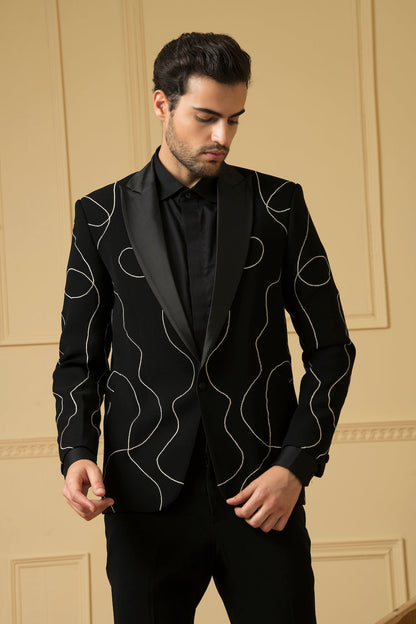 Tweed Designer Men's Blazer by Hilo Design