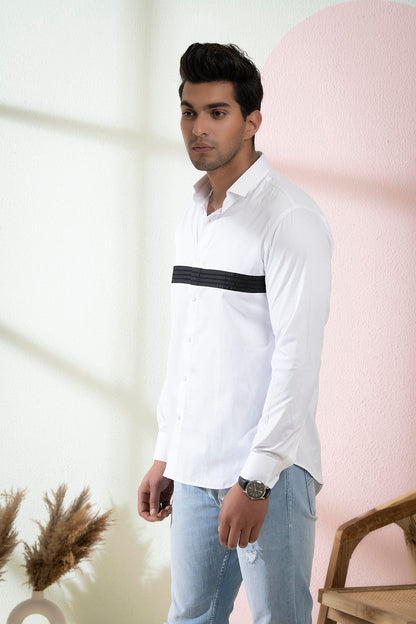 Contrast Designer Men's Shirt by Hilo Design