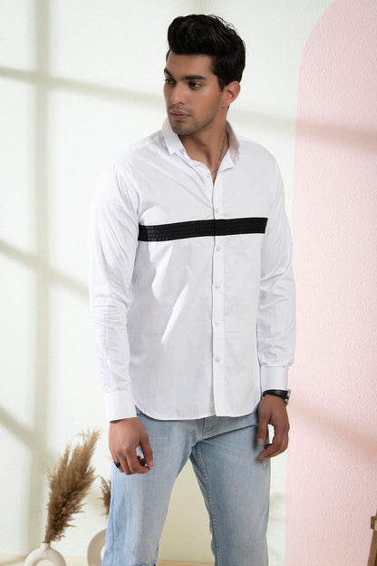 Contrast Designer Men's Shirt by Hilo Design