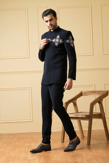 Noble Designer Men's Indo western Set by Hilo Design