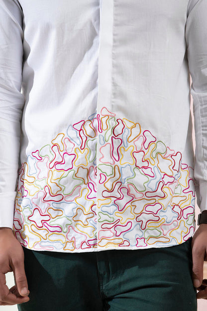 Rainbow Designer Men's Shirt by Hilo Design