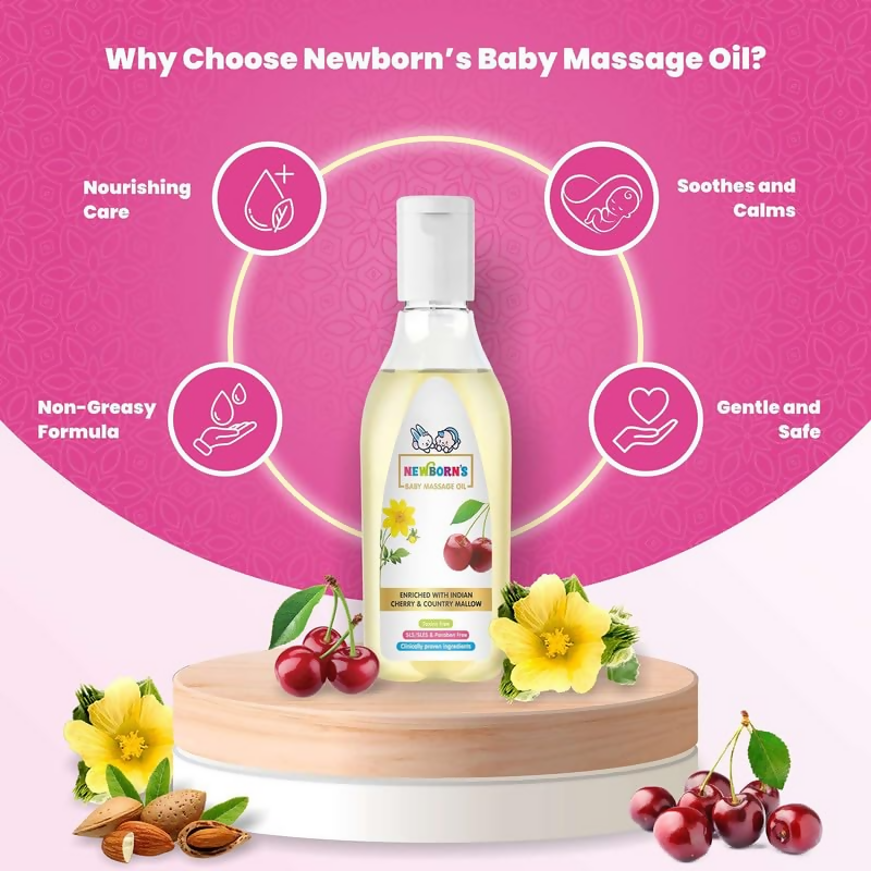 Newborn’s Baby Moisturizing Massage Oil