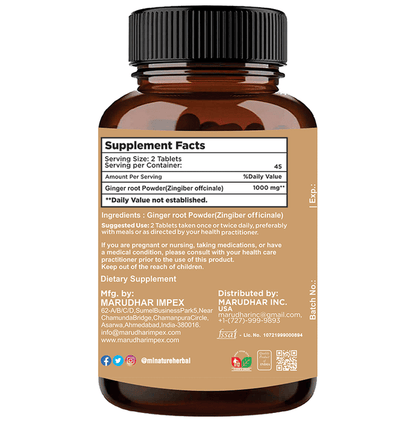 Minature Ginger Tablets