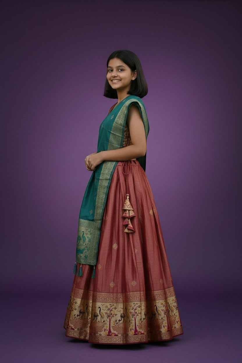 Traditional Indian Wedding Attire Lehanga Choli Set