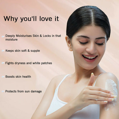 Globus Naturals Kesar Chandan Moisturizing Body Lotion For Silky Soft, Smooth, Radiant Skin, All Skin Types