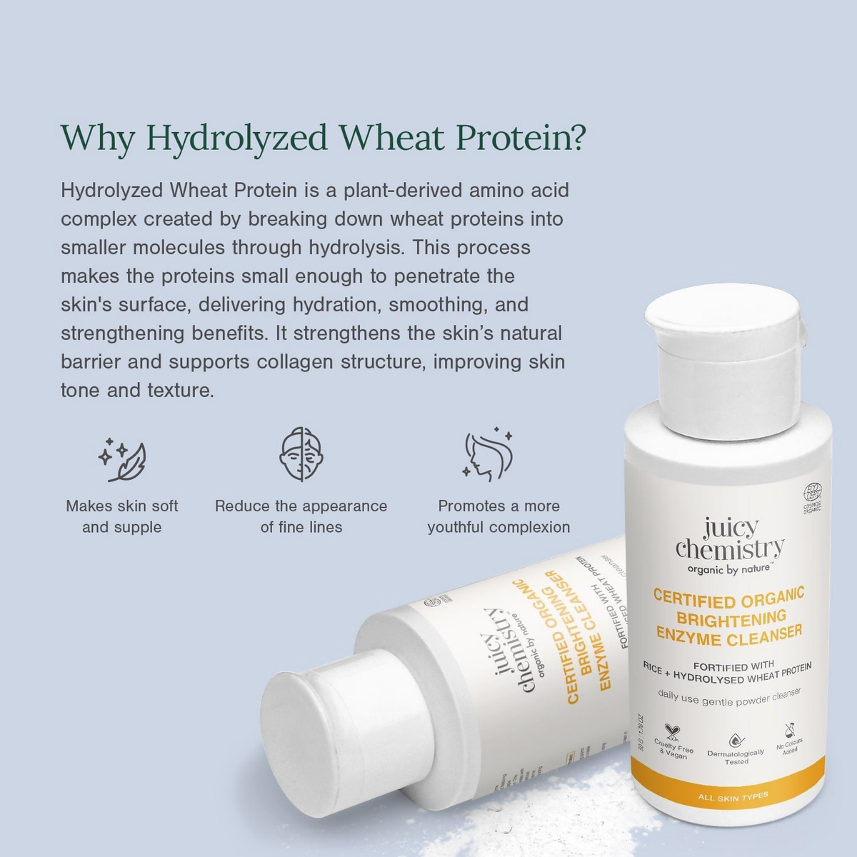 Juicy Chemistry Certified Organic Brightening Enzyme Cleanser