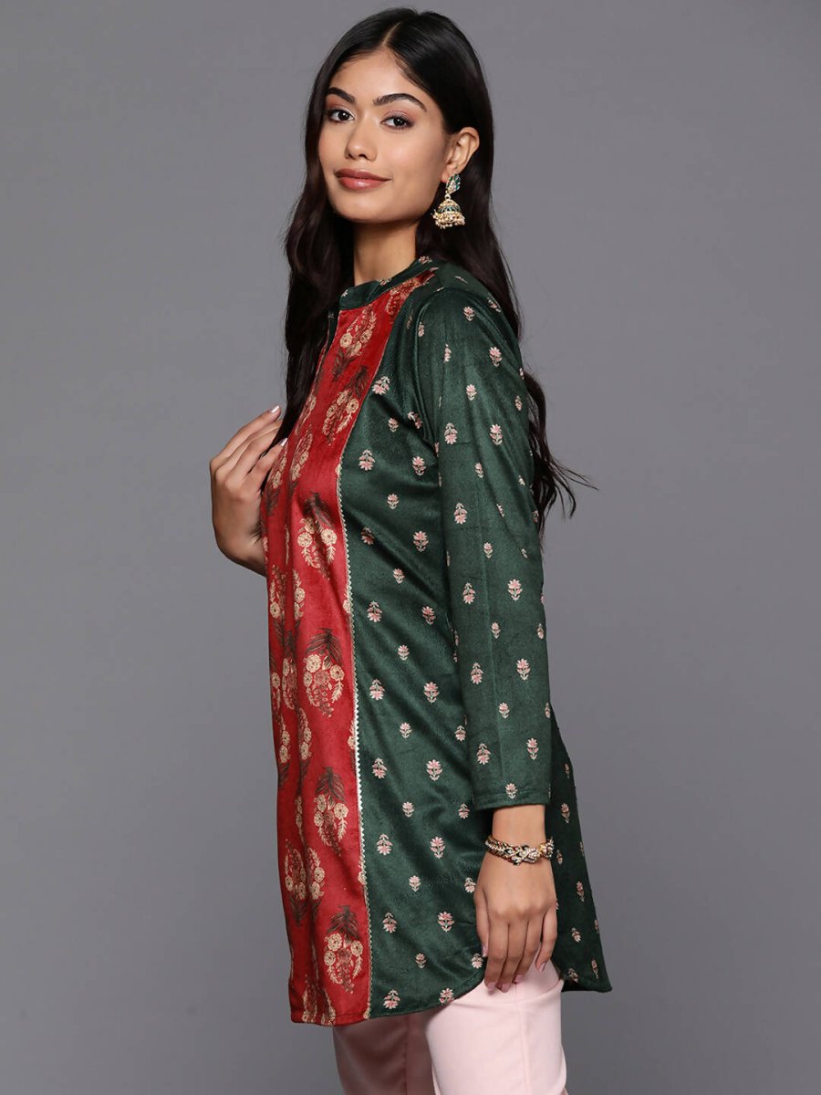 Ahalyaa Women's Traditional wear Tunic - Green