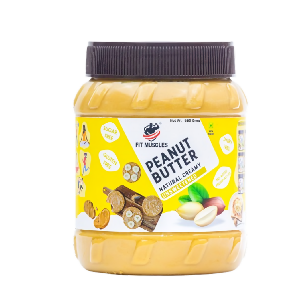 Fit Muscles Natural Peanut Butter Creamy Smooth