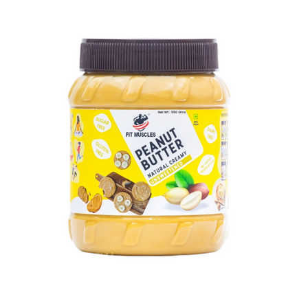 Fit Muscles Natural Peanut Butter Creamy Smooth