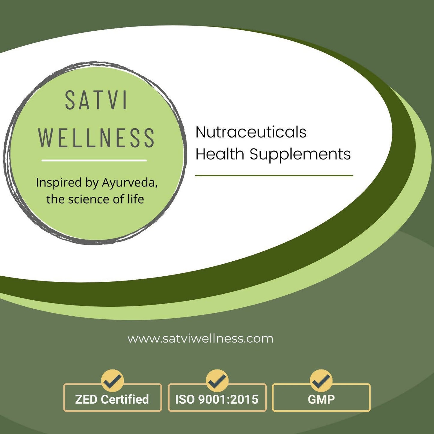 Satvi Wellness Thriphala Drink - Triphala with Cinnamon and Dry Ginger | Herbal Tea
