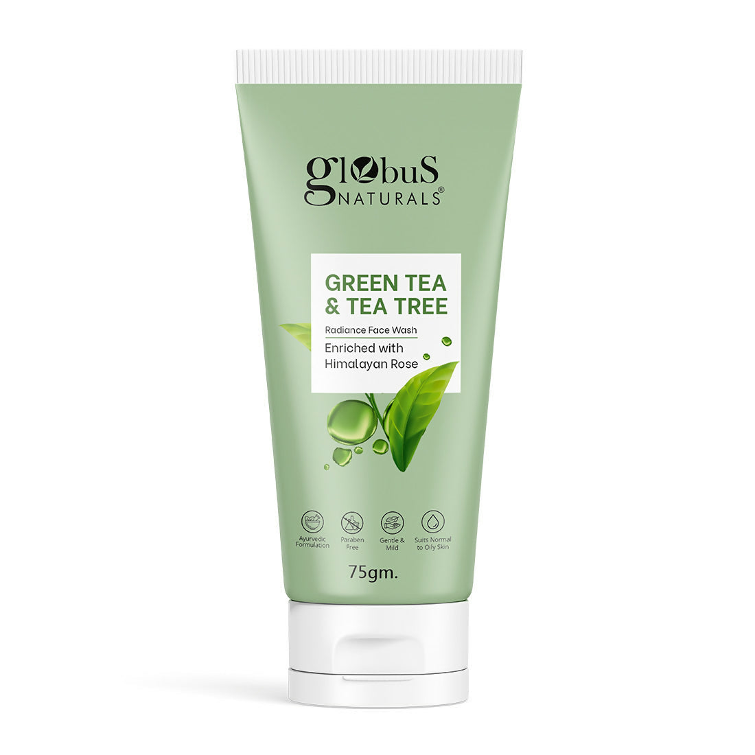 Globus Naturals Green Tea & Tea Tree Face Wash