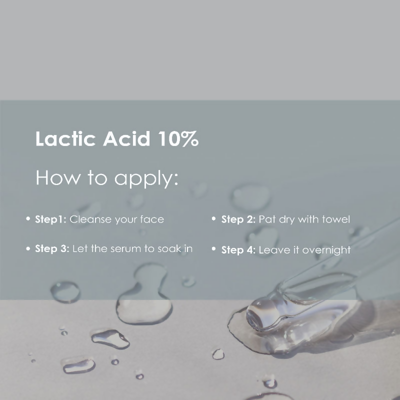The Body Temple Lactic Acid 10% Face Serum