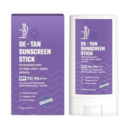 Bake De-Tan Sunscreen Stick Spf 70 Pa++++