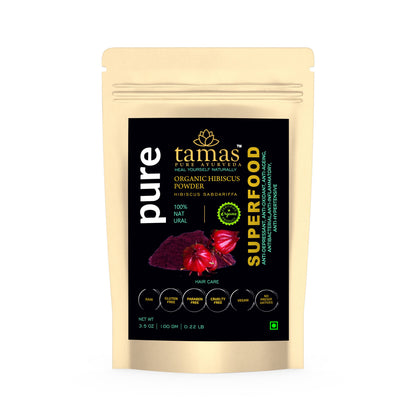 Tamas Pure Ayurveda Superfood Organic Hibiscus Powder