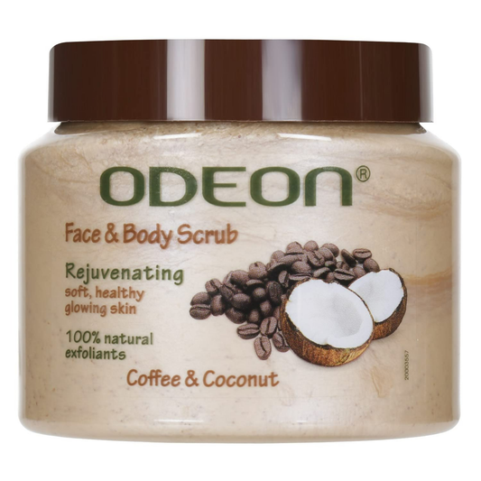 Odeon Coffee & Coconut Scrub Exfoliating Face & Body Scrub For Tan Removal