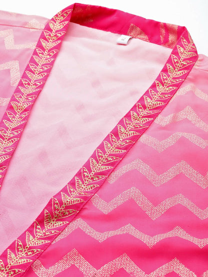 Ahalyaa Women's Traditional Wear Co-ods - Pink