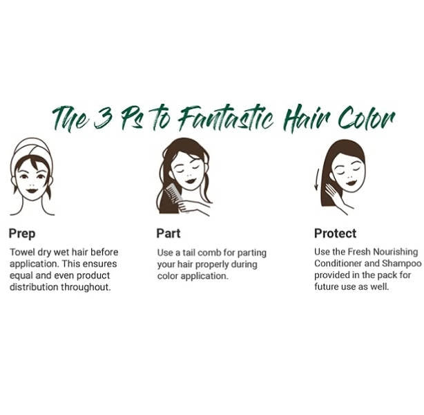Biotique Herbcolor 3N Darkest Brown 50Gm + 110Ml