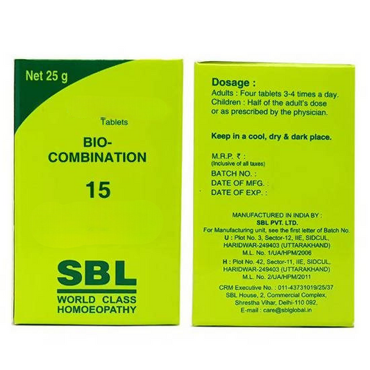 SBL Homeopathy Bio Combination 15 Uterine Tonic