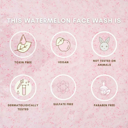 The Skin Diet Company Watermelon Hyaluronic + Salicylic Acid Face Wash