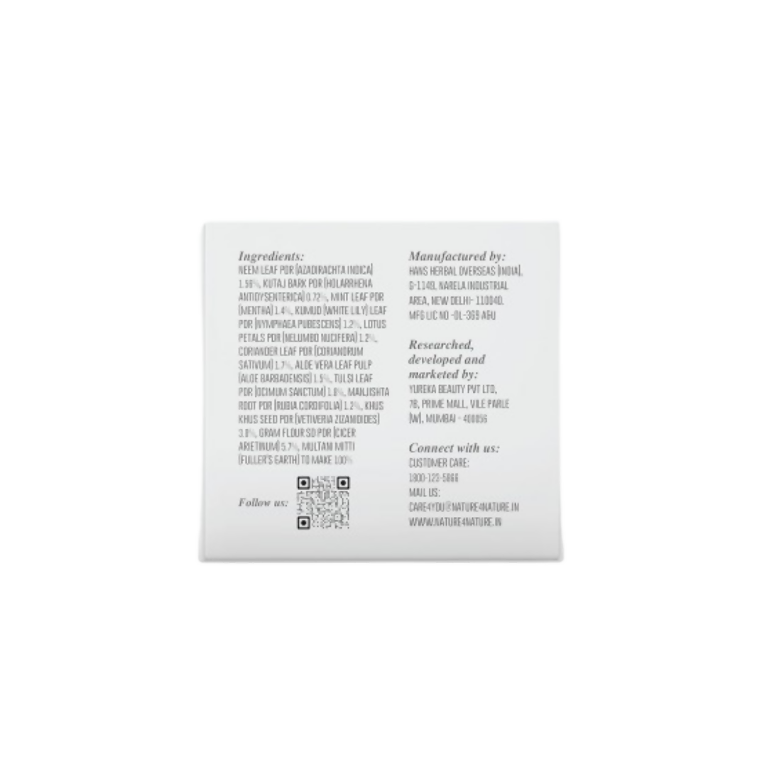 Nature4Nature De-Tan Face Pack For Glowing Skin