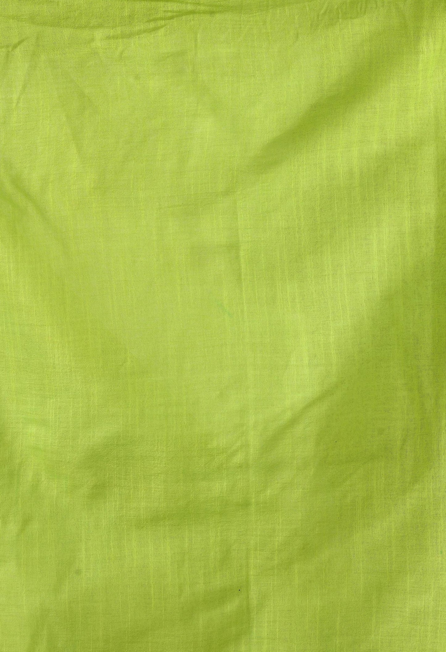 Mominos Fashion Moeza Parrot Green Bhagalpuri Handloom Silk Linen Saree with unstitched Blouse piece