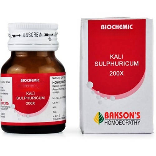 Bakson's Homeopathy Kali Sulphuricum Biochemic Tablets