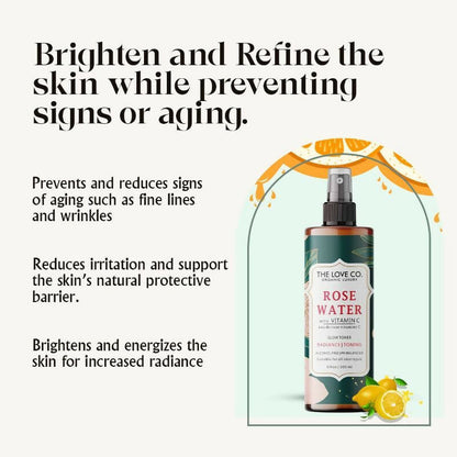 The Love Co. Rose Water Spray For Face