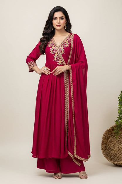 Party wear kurti palazzo set