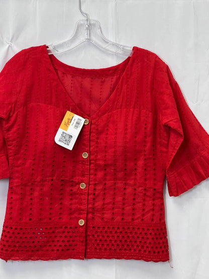 Long blouses : chikankari