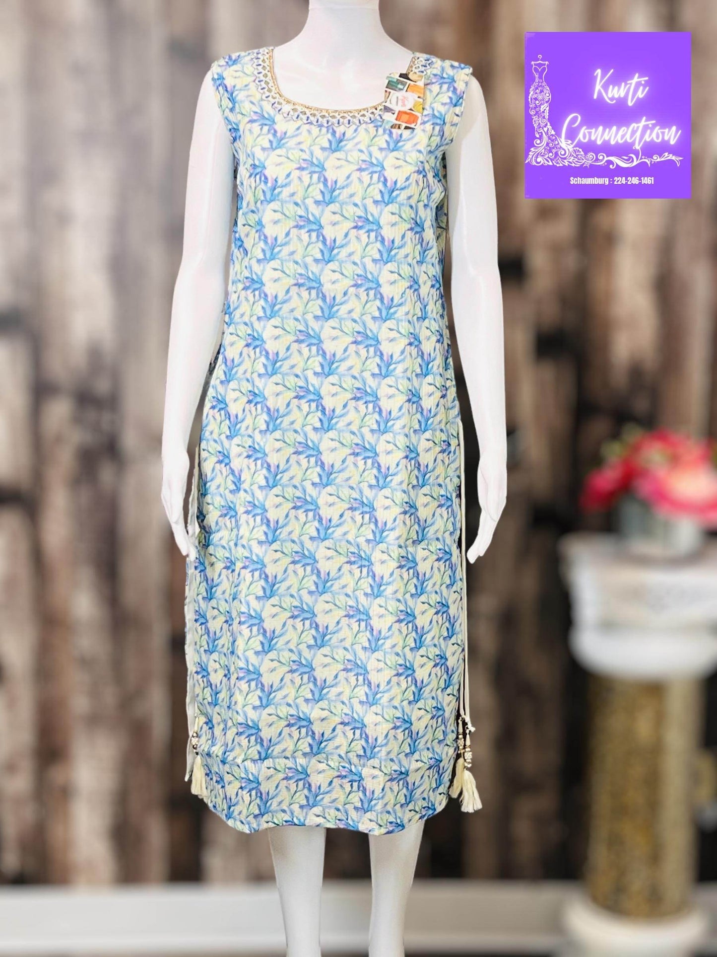 Georgette kurti, light sequin work, Indian kurti