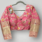 Pink Banarasi blouse
