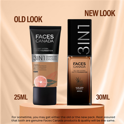 Faces Canada All Day Hydra Matte Foundation-Warm Sand 042