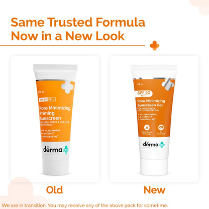 The Derma Co Pore Minimizing Priming Sunscreen With SPF 50