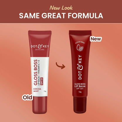 Dot & Key Gloss Boss Cocoa Mint Lip Balm