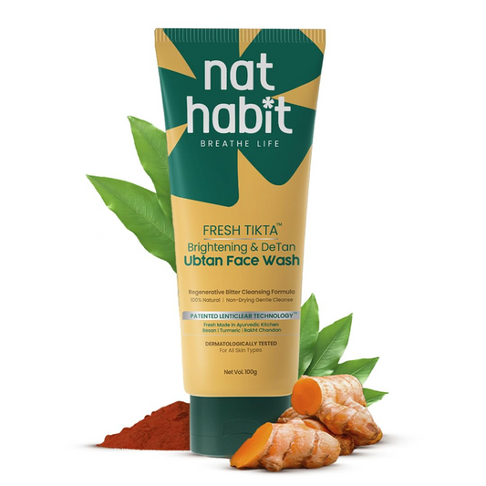 Nat Habit Brightening Ubtan Tikta Face Wash
