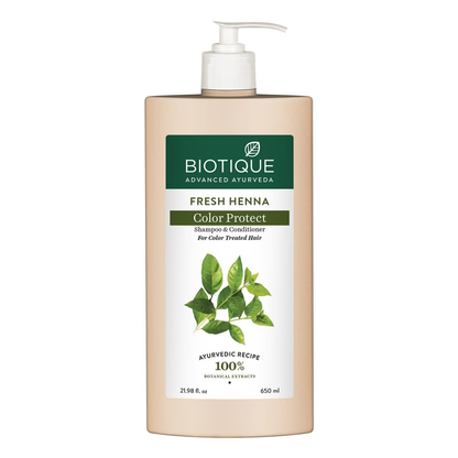 Biotique Bio Henna Leaf Fresh Texture Shampoo and Conditioner