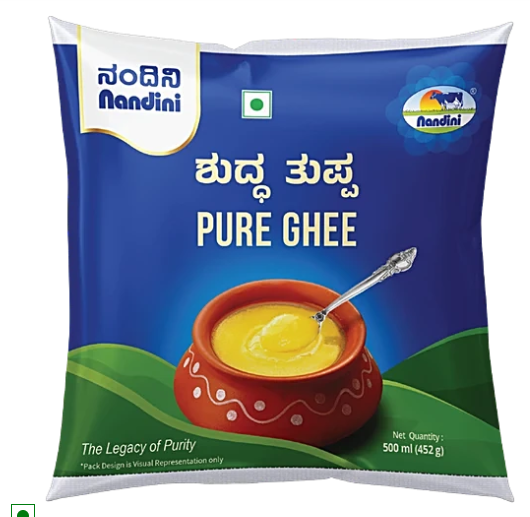 Nandini Pure Ghee | Desi Ghee with Rich Aroma | Premium, Organic , and Natural Ghee