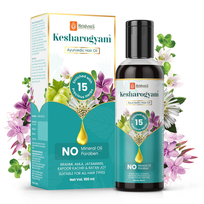 Krishna's Herbal & Ayurveda Kesharogyam Hair Oil