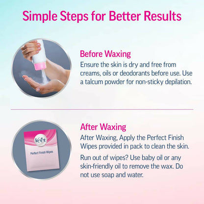 Veet Professional Waxing Strips for Women - Sensitive Skin